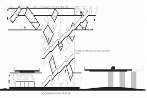 Avb vijf sterren hotel budget hostel ontwerp architectuur concept arnhem
