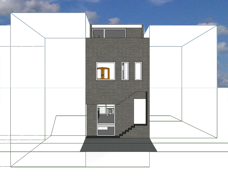 ontwerp tussenwoning kavel zelfbouwen architect arnhem