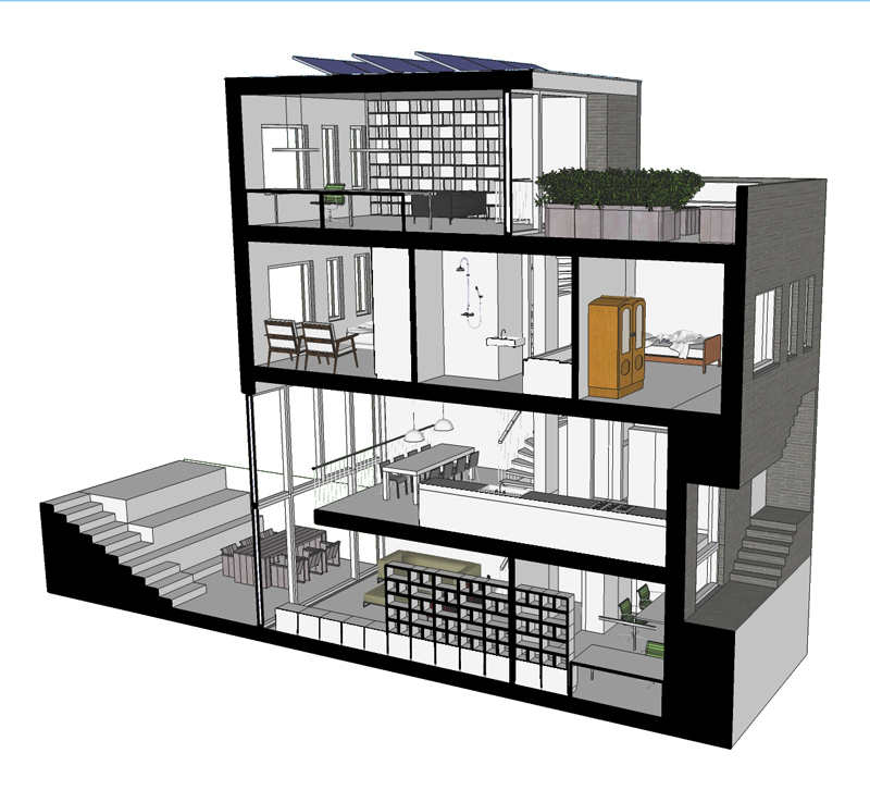 nieuwbouw_woning_indeling ontwerp tussenwoning kavel zelfbouwen architect arnhem