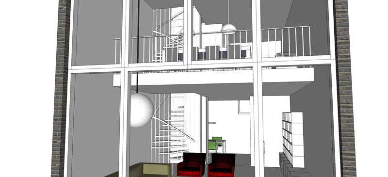 nieuwbouw_woning_vide ontwerp tussenwoning kavel zelfbouwen architect arnhem