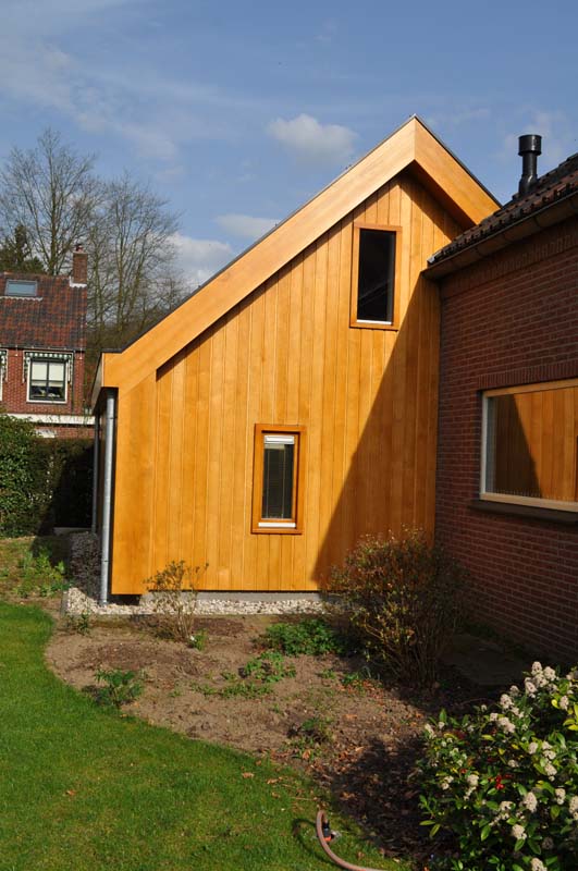 uitbouw_vrijstaande_woning architectuur aanbouw levensloopbestendig accoya hout