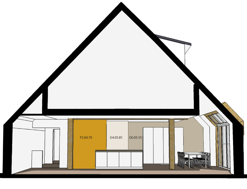 kleurplan_woonboerderij doorsnede ontwerp