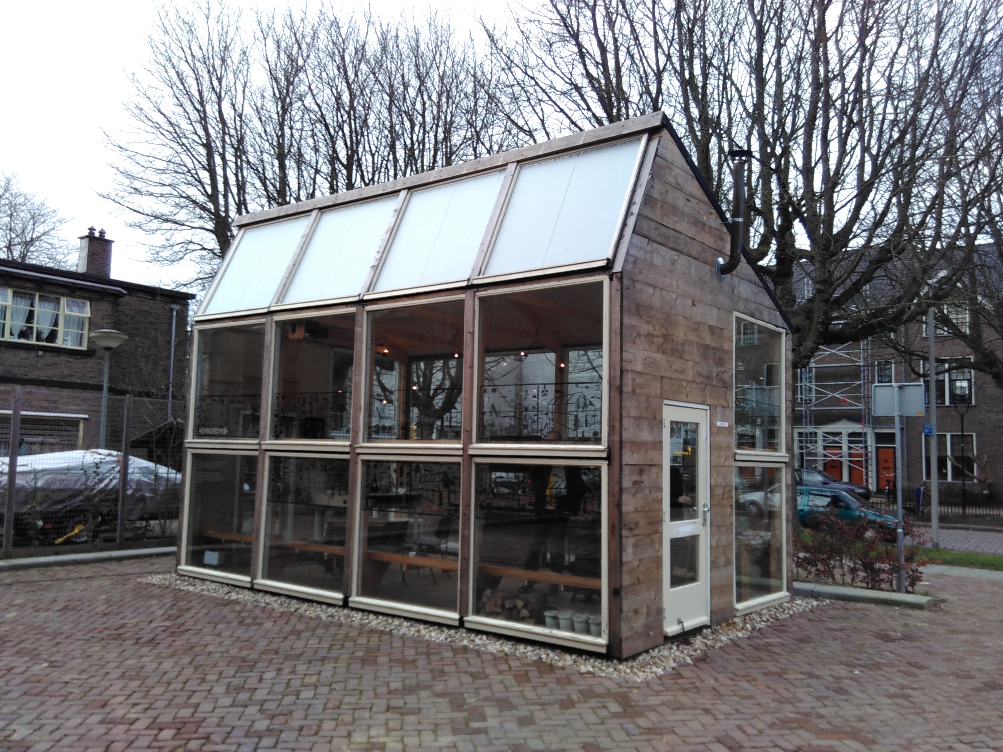 experiment architectuur zelfbouw buroBois recycle platowood arnhem