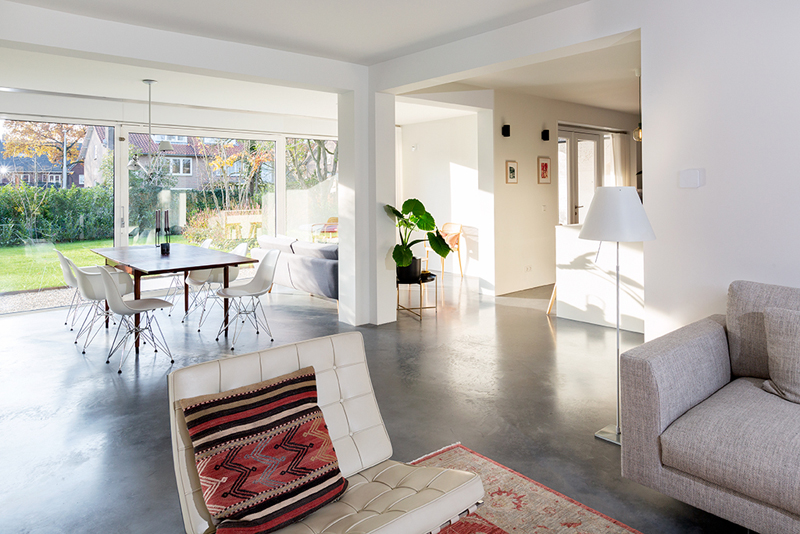 wonen_eten_licht Interieur architectuur woonbeton lichte woning spelen met licht